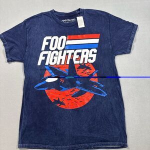 NEW Foo Fighters G.I. Joe Style Band T-Shirt Men’s Medium Jet Graphic  2 Sided